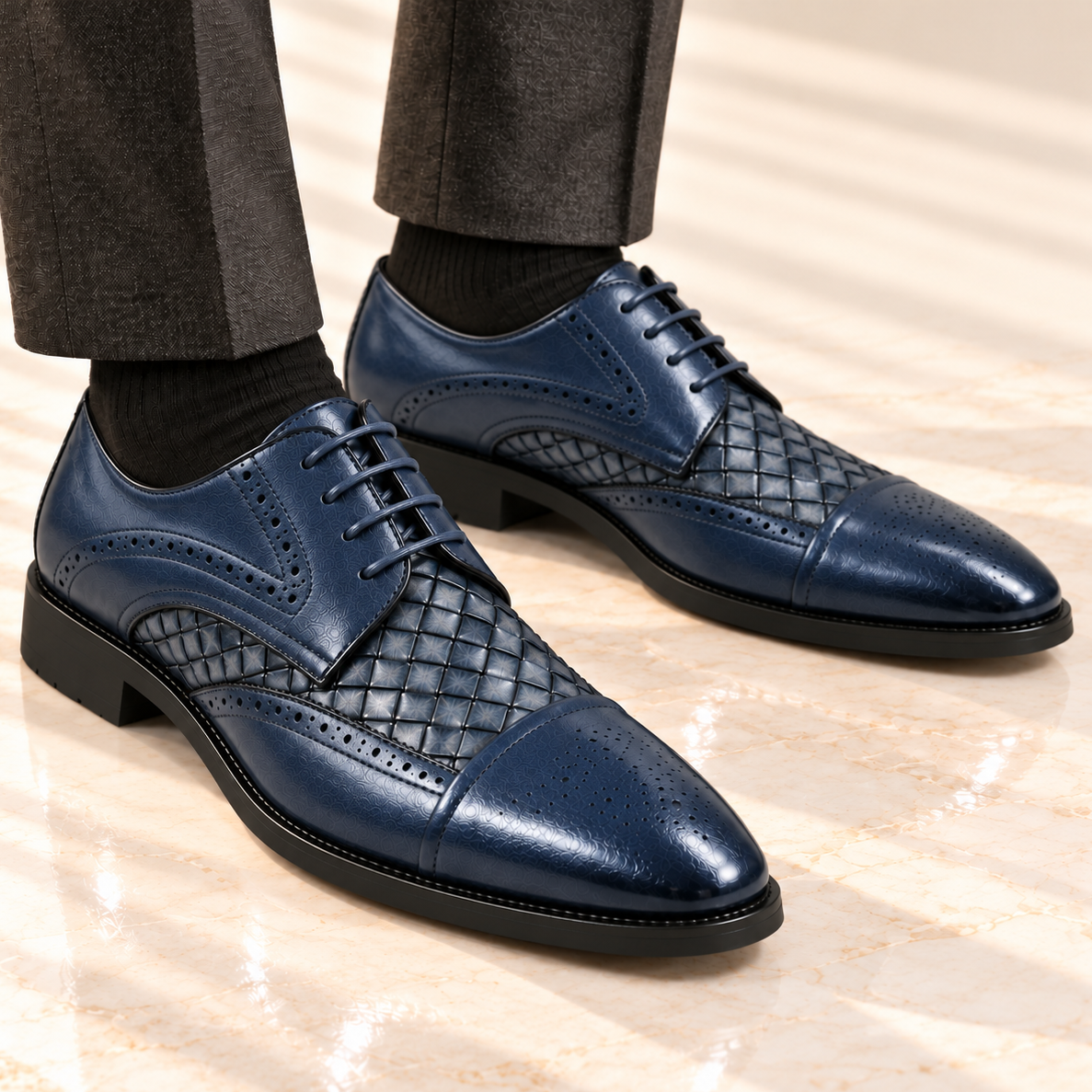 Carvino Leather Oxfords