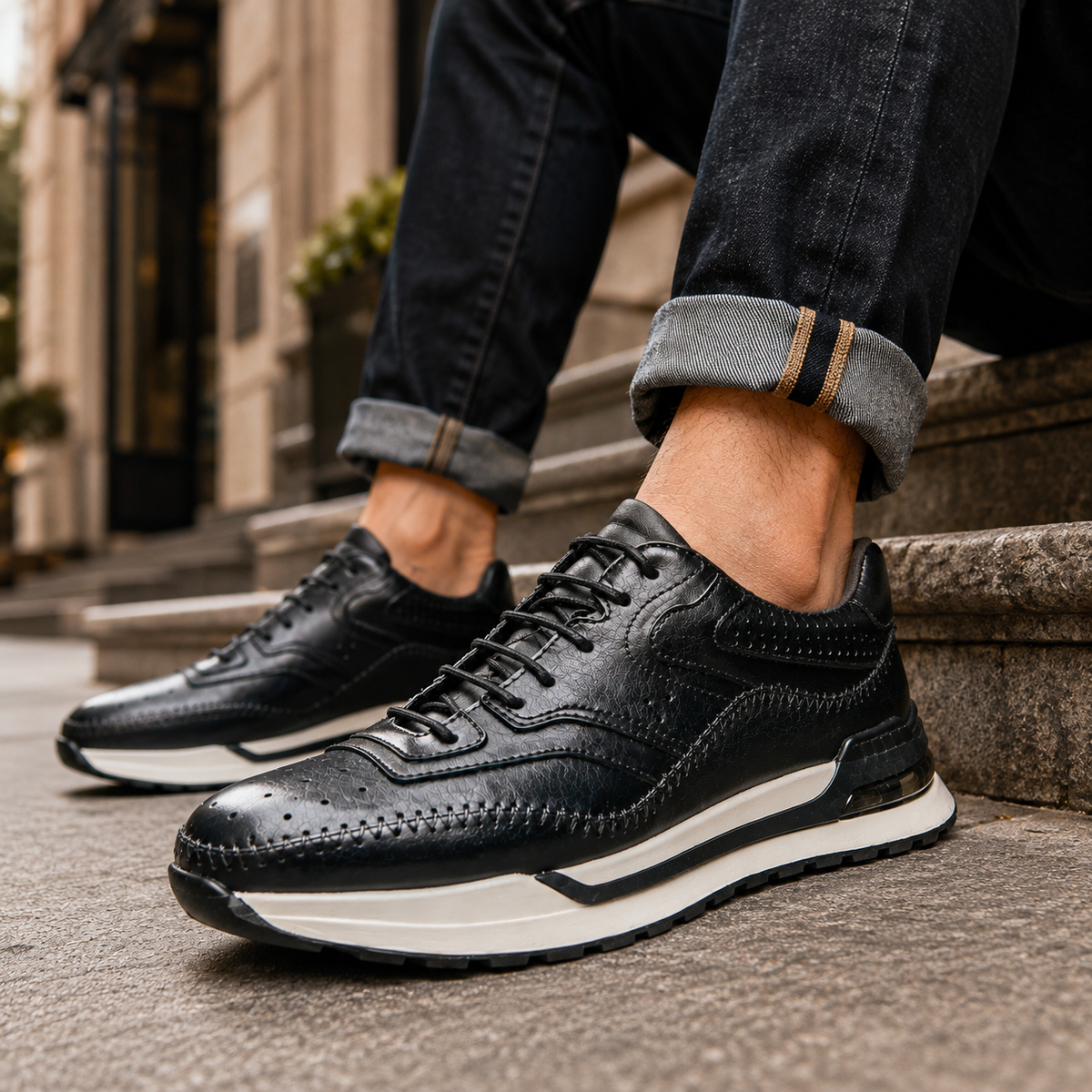 Dante Leather Sneakers