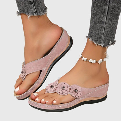 Asha | Floral Orthopedic Sandals