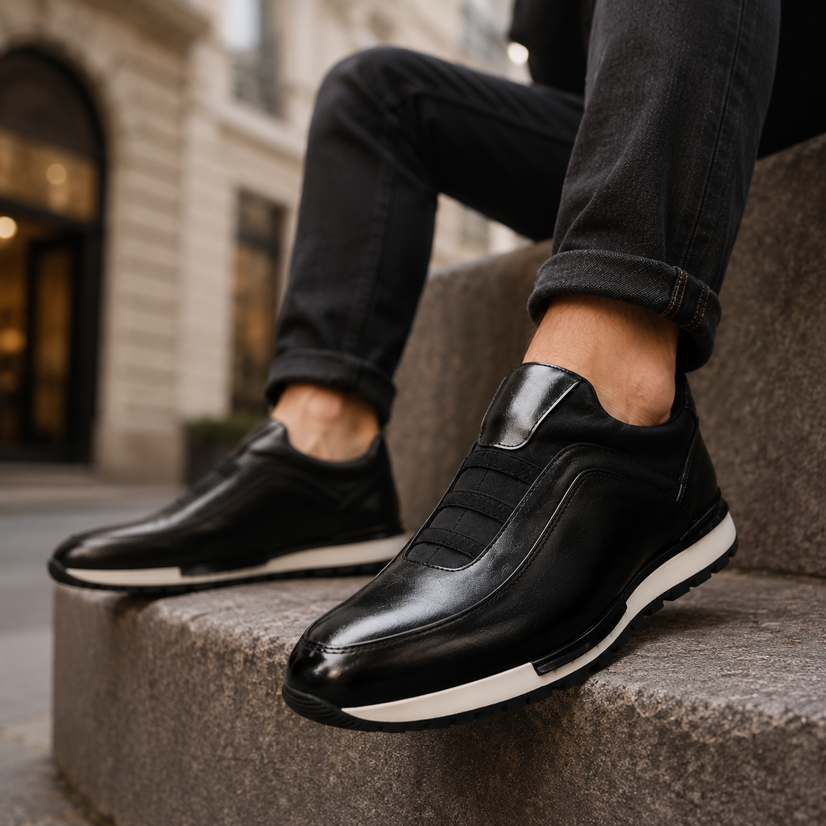 Luciano Leather Sneakers