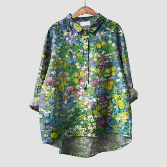Blandine | Bright Floral Blouse