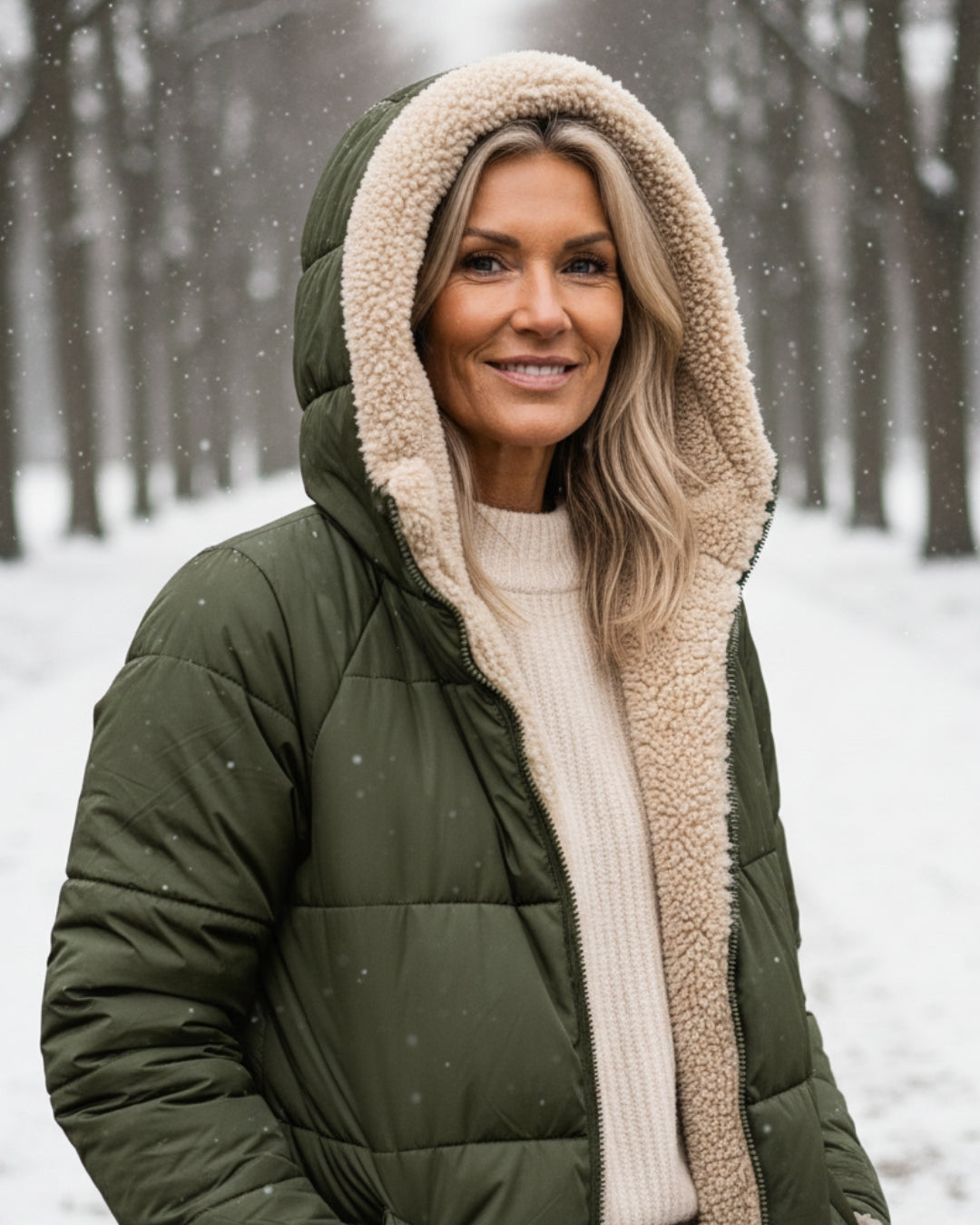 Svea women's cozy sherpa coat