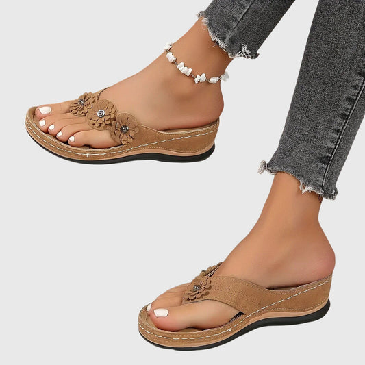 Asha | Floral Orthopedic Sandals