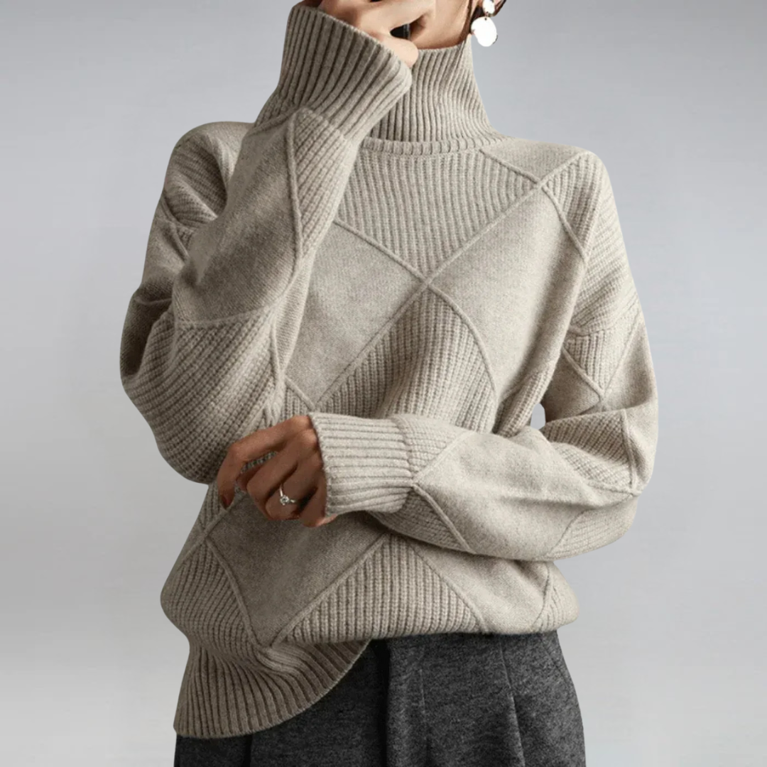 Héloïse | Structured Turtleneck Sweater