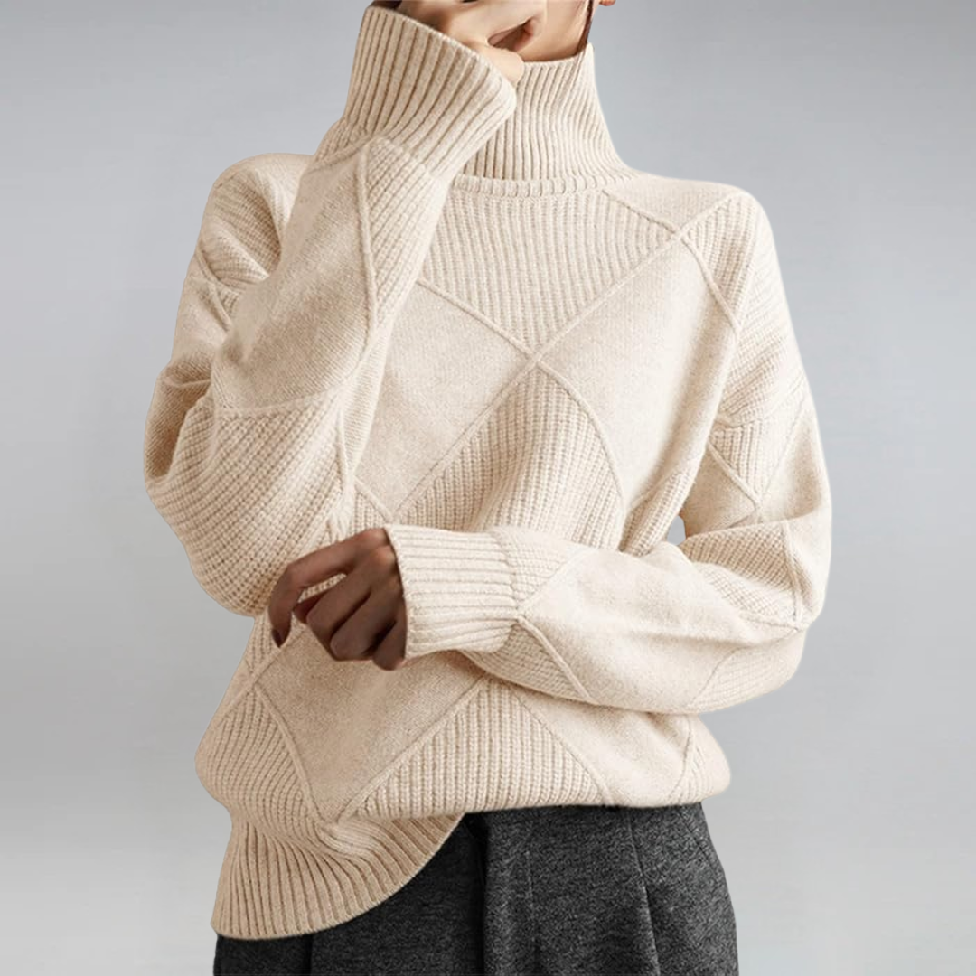 Héloïse | Structured Turtleneck Sweater