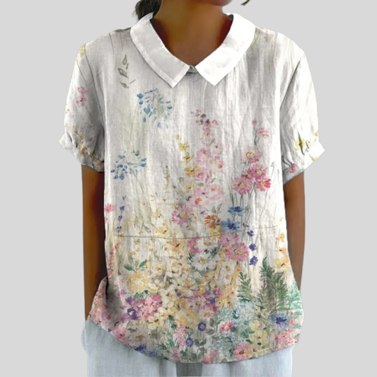 Lysiane | Flower Garden Blouse