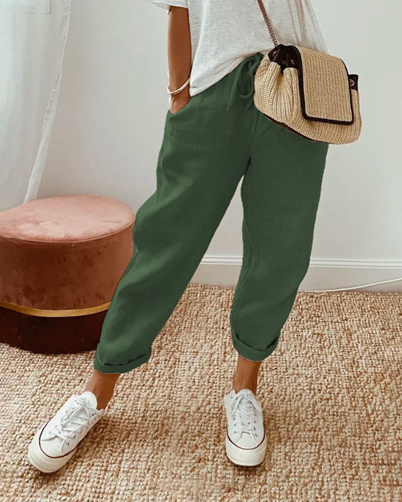 Noémie | Breathable Casual Pants