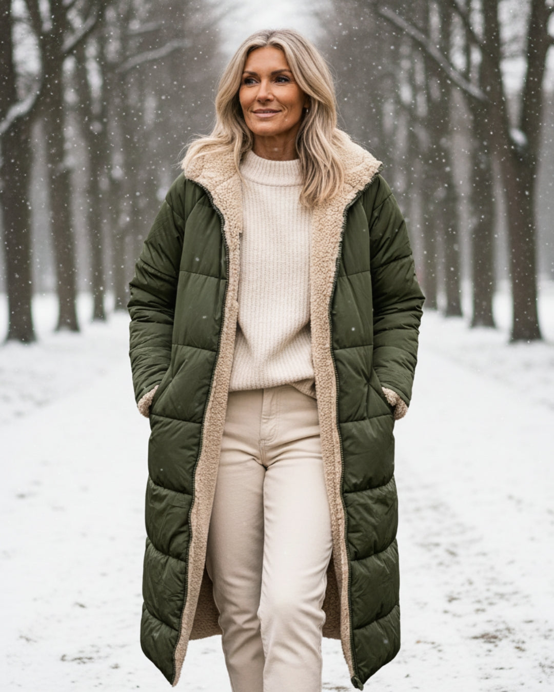 Svea women's cozy sherpa coat