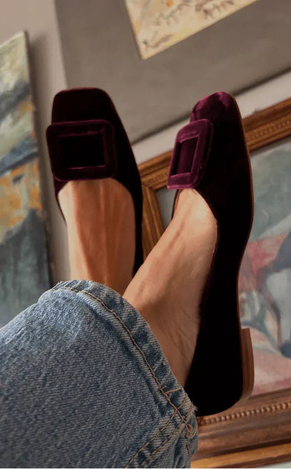 Velina | Velvet Elegance Moccasins