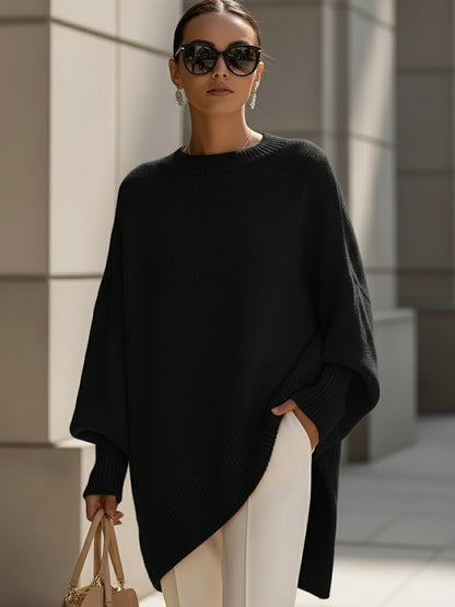 Cindy | Elegant Poncho Sweater