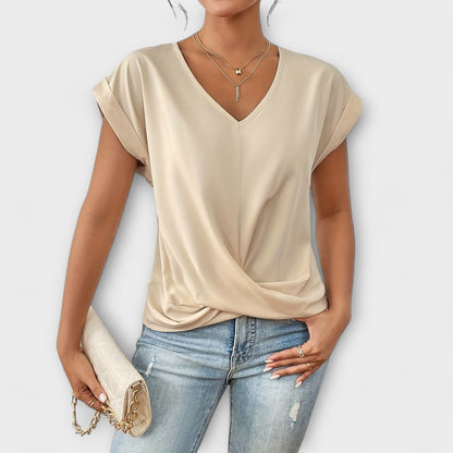 Carlinda | Elegant V-neck Top