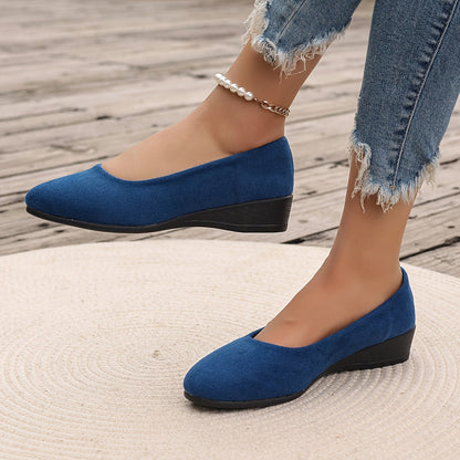 Velouria | Elegant Wedge Heels