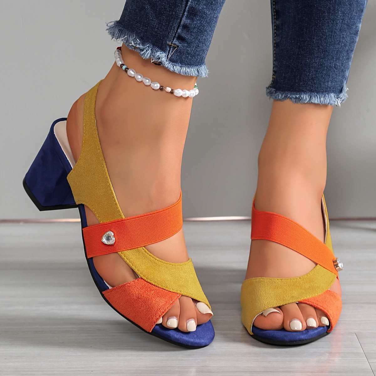 Élyndra | Chic Comfortable Heeled Sandals