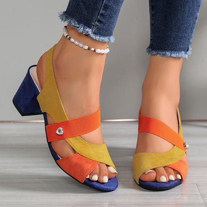 Élyndra | Chic Comfortable Heeled Sandals