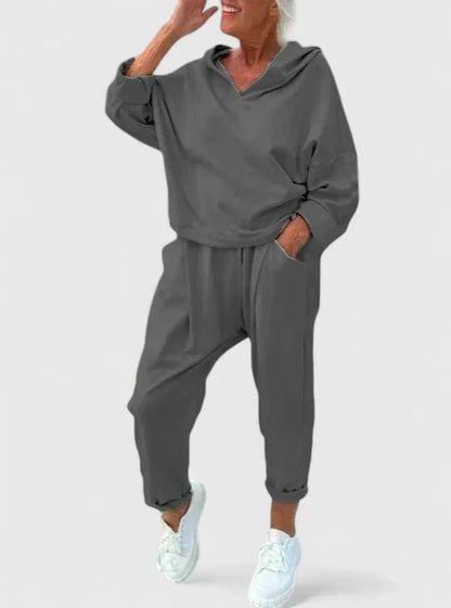 Sally | Comfortable Hooded Sweatshirt Set