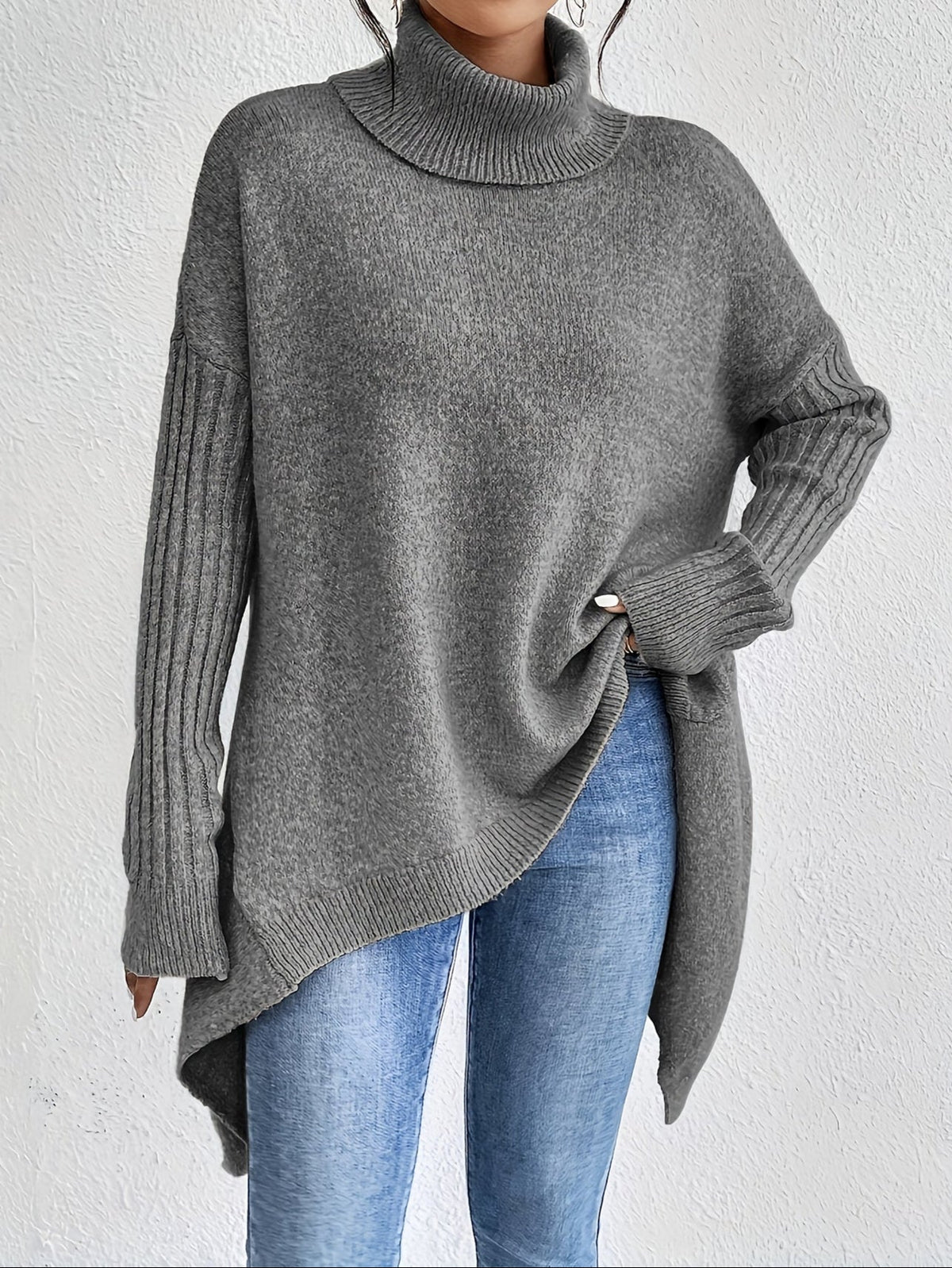 Gabrielle | Oversized Turtleneck Sweater