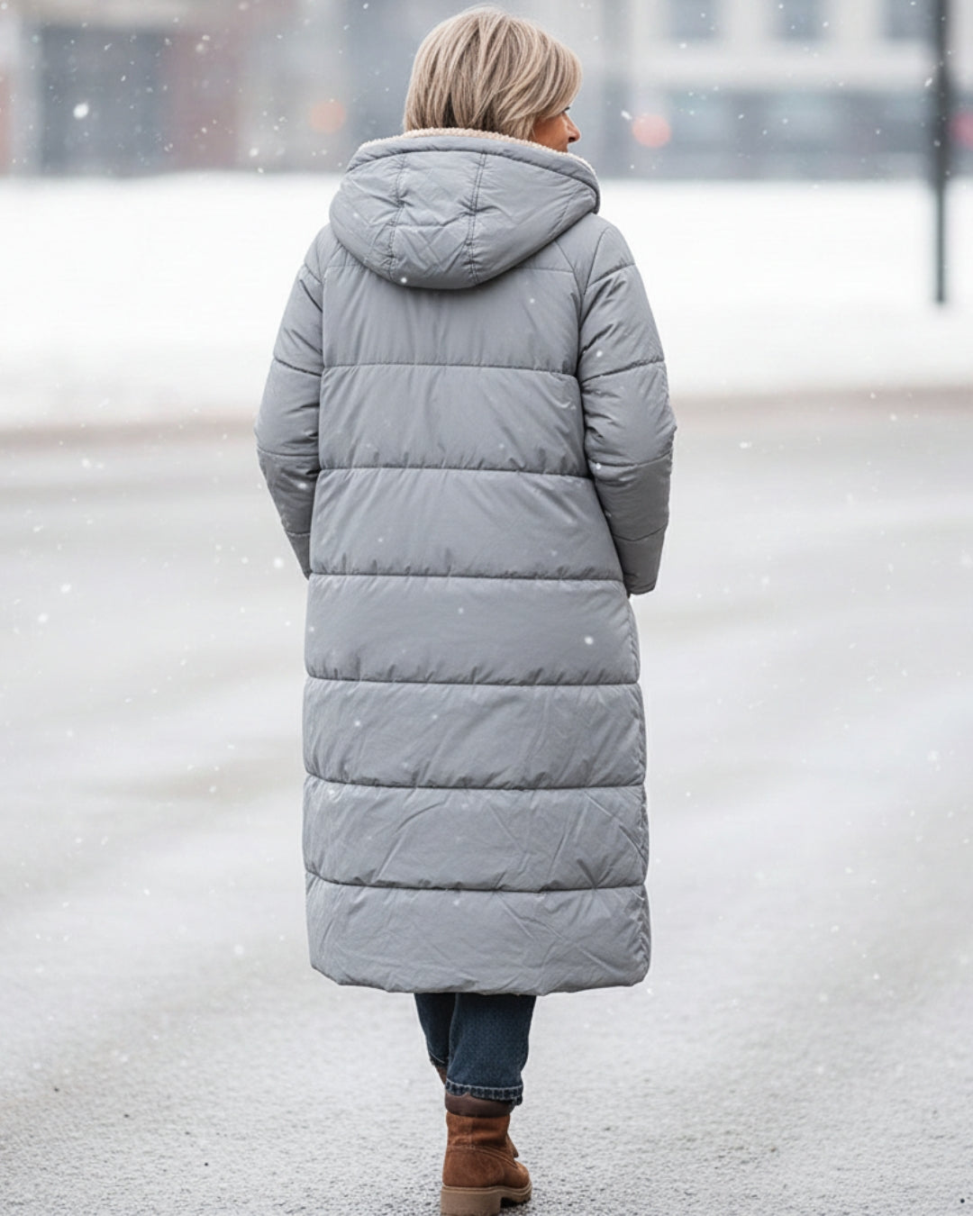 Svea sherpa winter coat for women