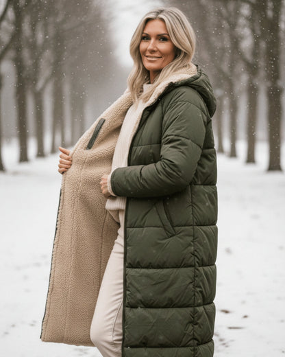Svea sherpa winter coat for women