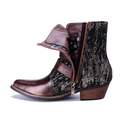 Three-Strap Rebel Ankle Boots