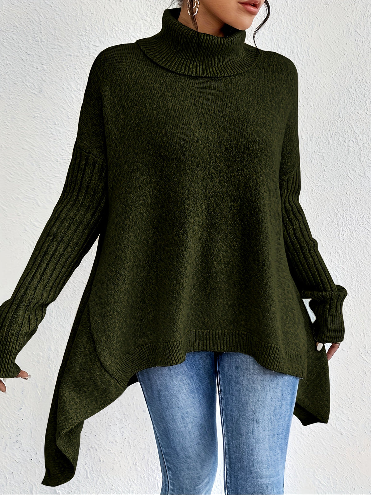 Gabrielle | Oversized Turtleneck Sweater