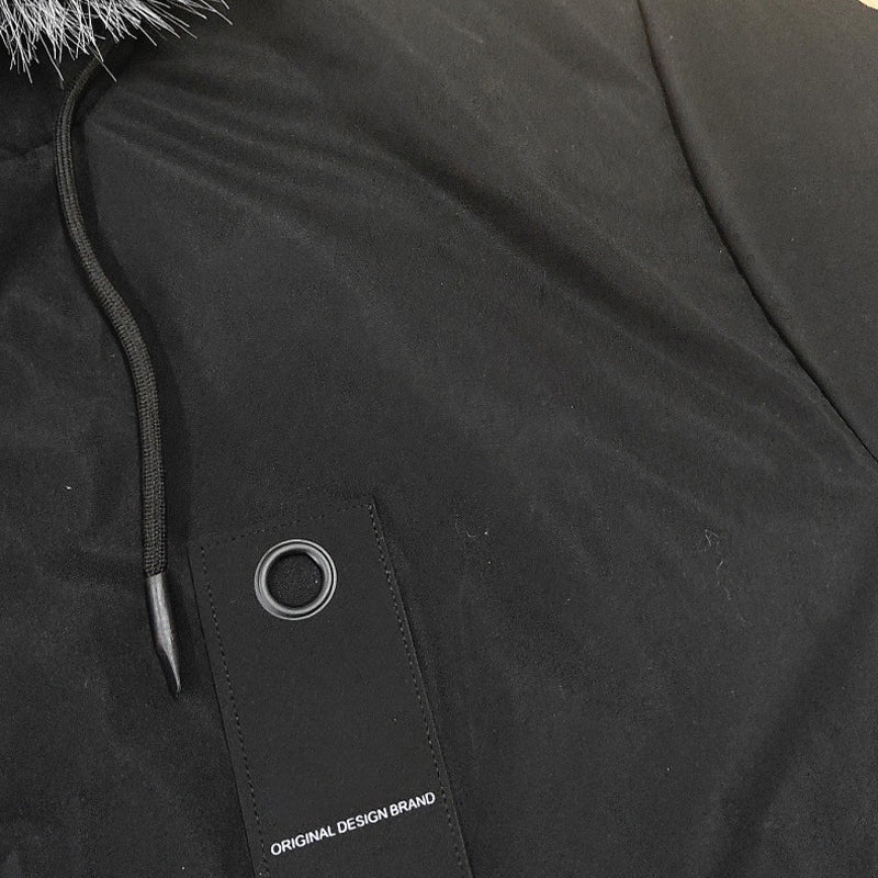 Bjorn men's winter parka with fur-trim hood