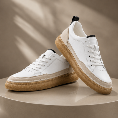 Carlo Cruz Leather Sneakers