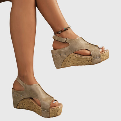 Émilie | Wedge Orthopedic Sandals