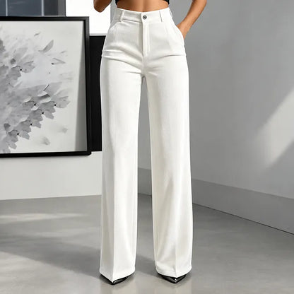Vikta - High Waist Wide Leg Trouser