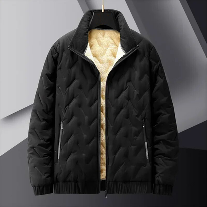 Erik sherpa-lined winter coat for men