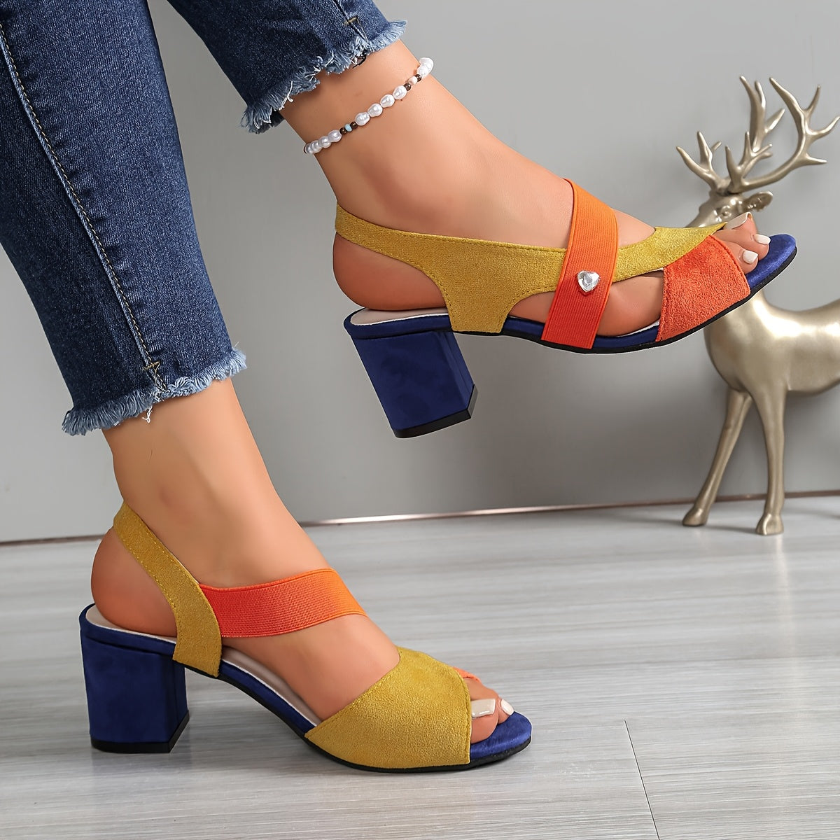 Élyndra | Chic Comfortable Heeled Sandals