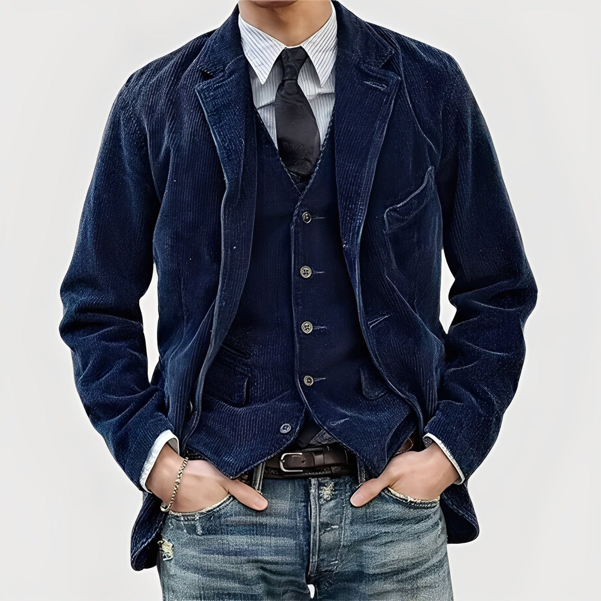 Matteo™ | Vintage Jacket and Waistcoat