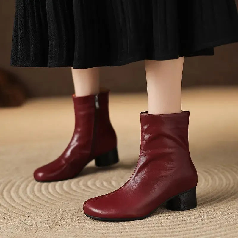 Noelle Genuine Leather Boots