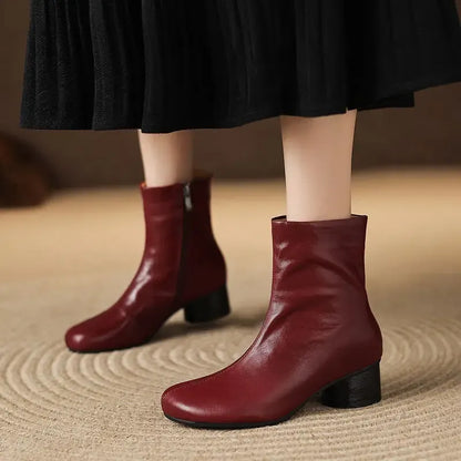 Noelle Genuine Leather Boots