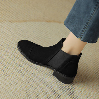 Zadie Genuine Suede Boots