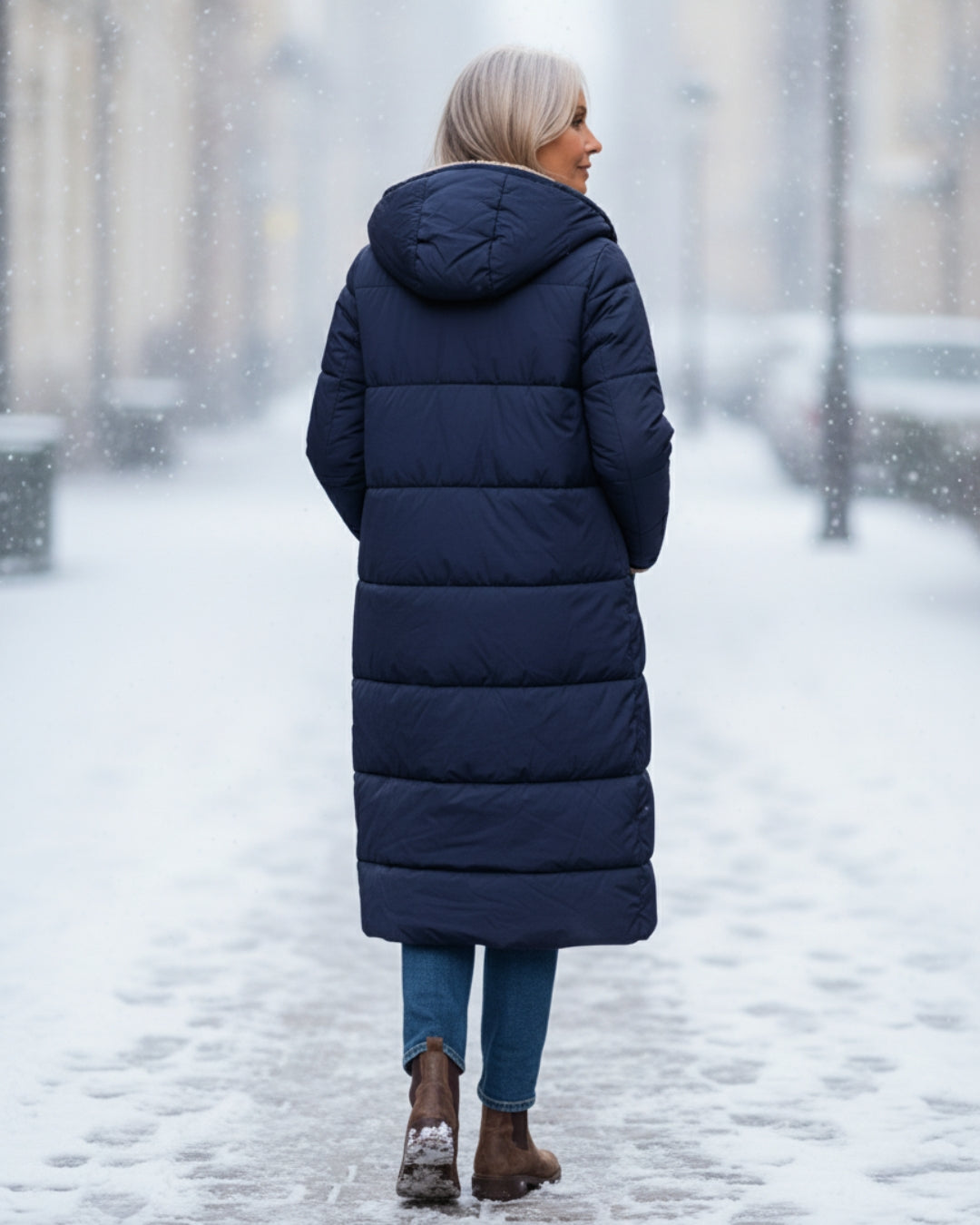 Svea sherpa winter coat for women