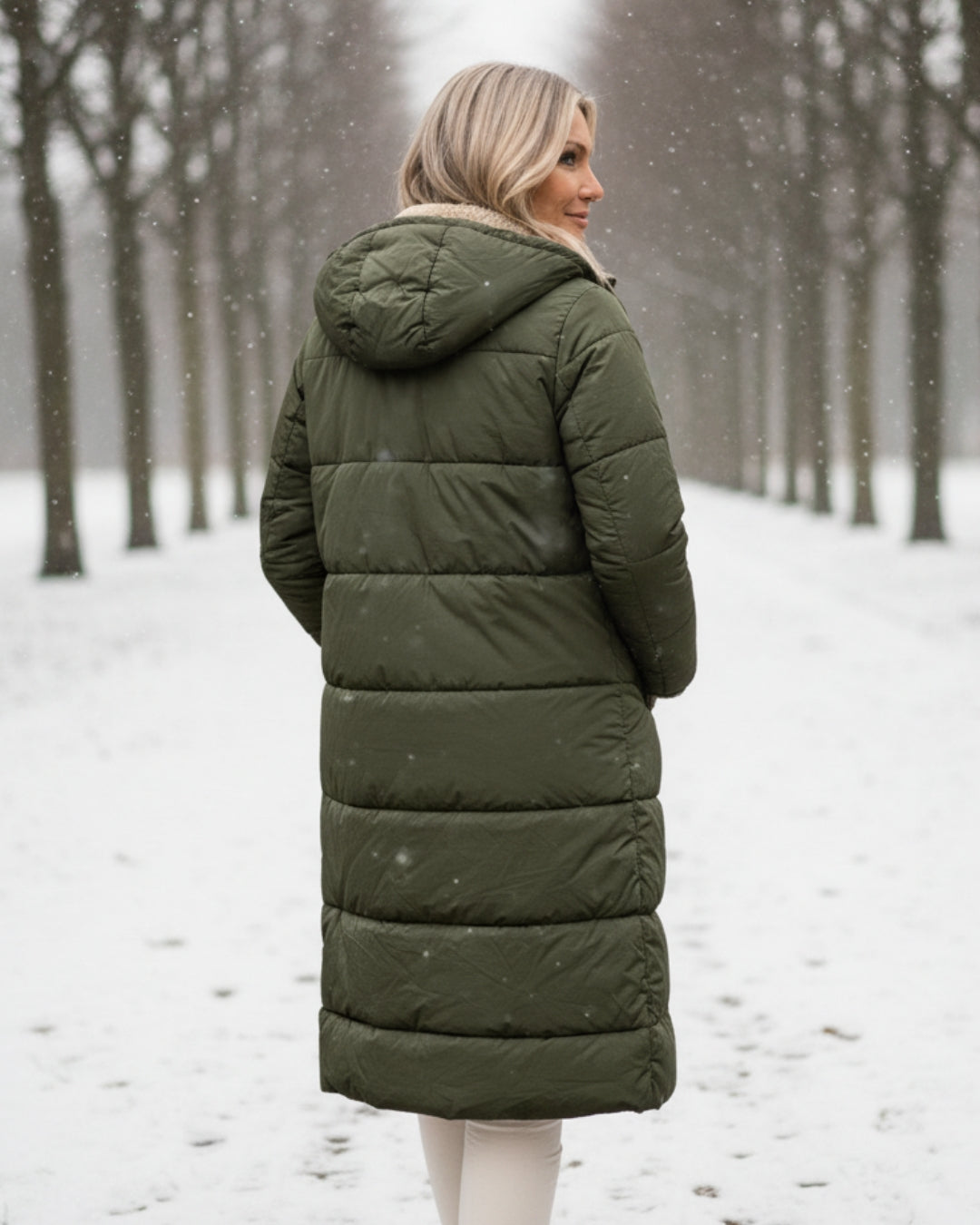 Women's warm elegant sherpa jacket