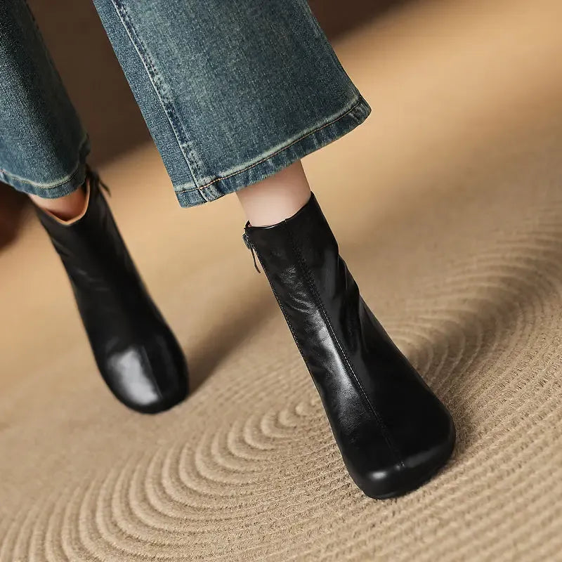 Noelle Genuine Leather Boots