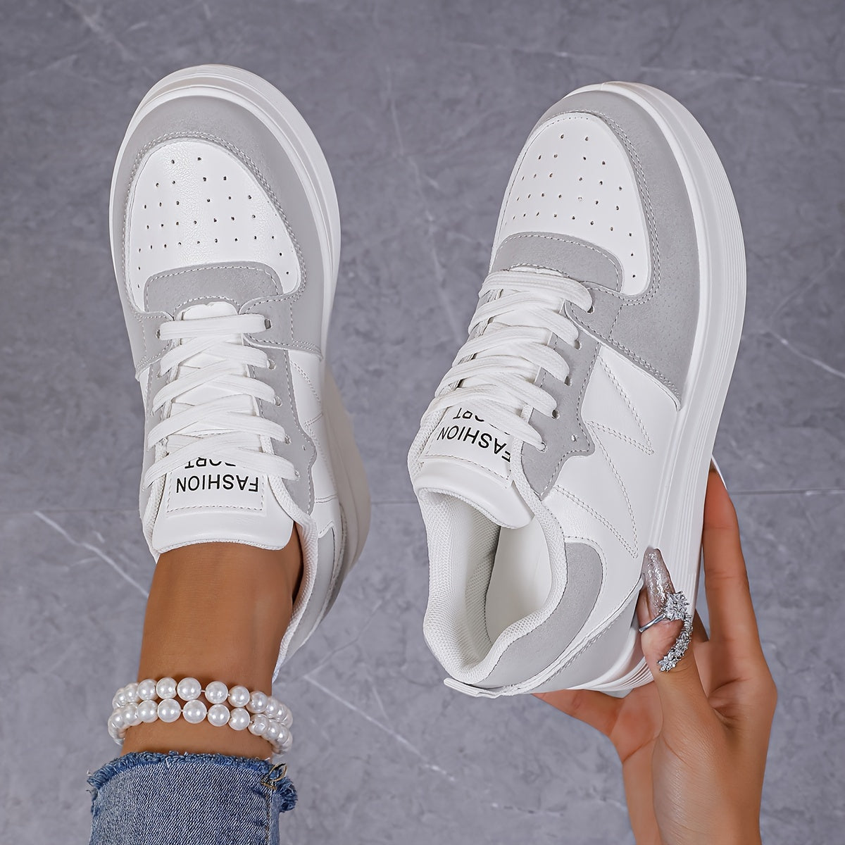 Clémence | Chic Platform Sneakers