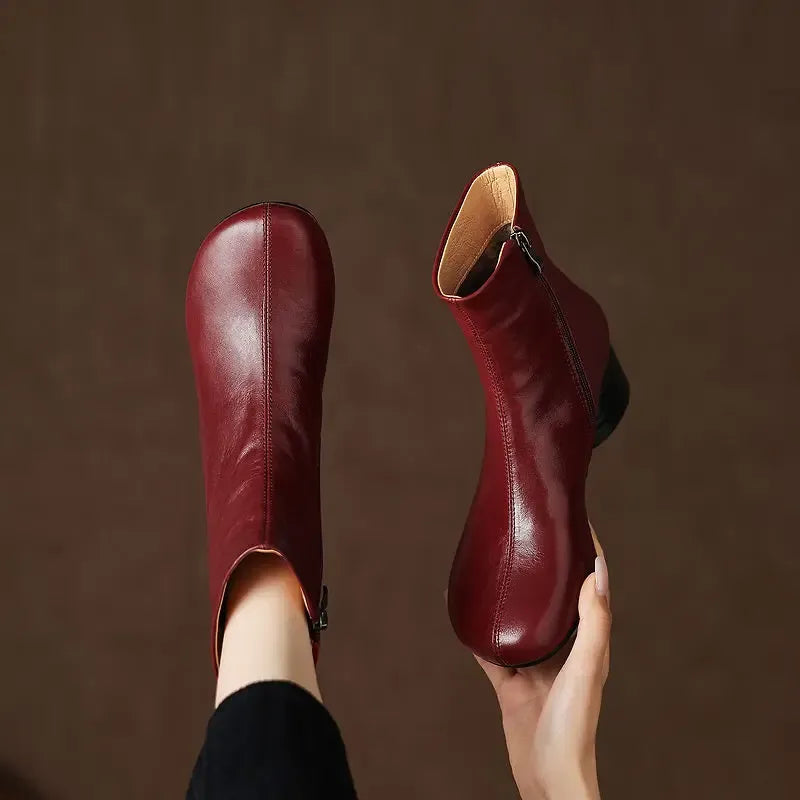 Noelle Genuine Leather Boots