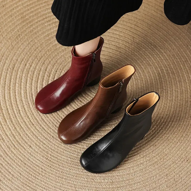 Noelle Genuine Leather Boots