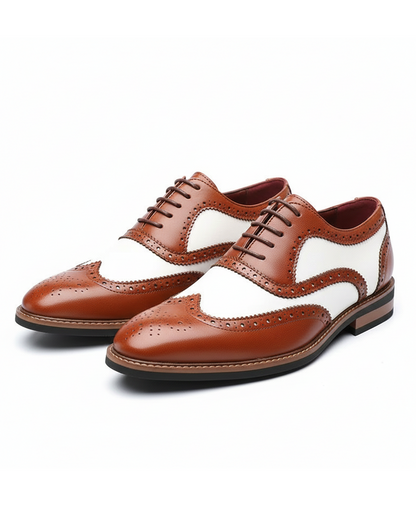 Heritage Two-Tone Wingtip Brogues