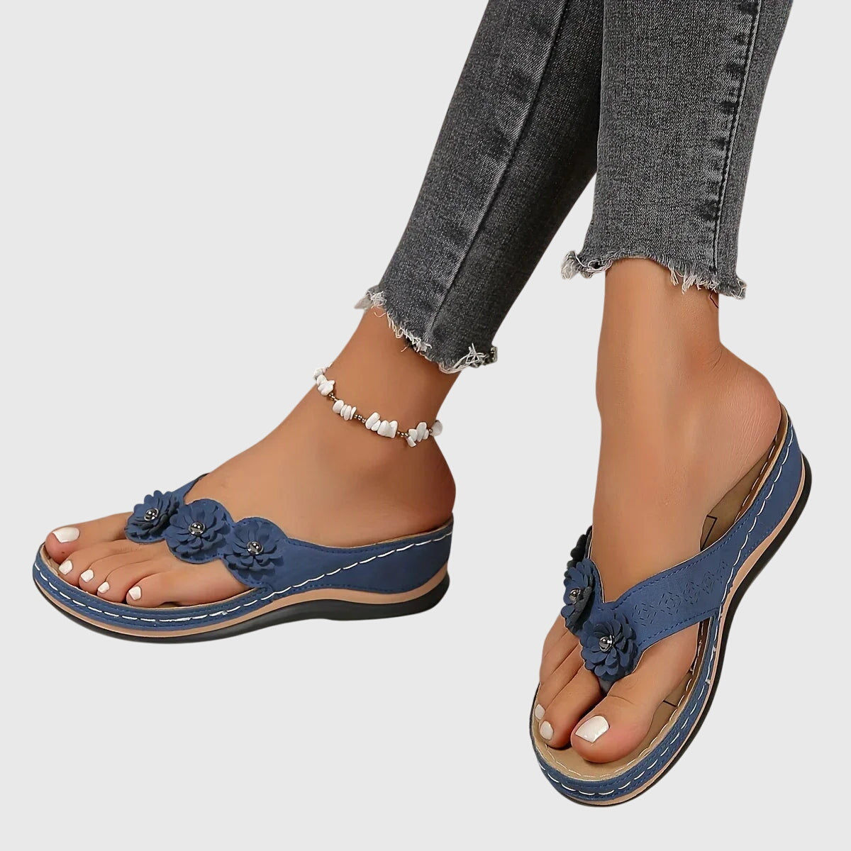 Asha | Floral Orthopedic Sandals