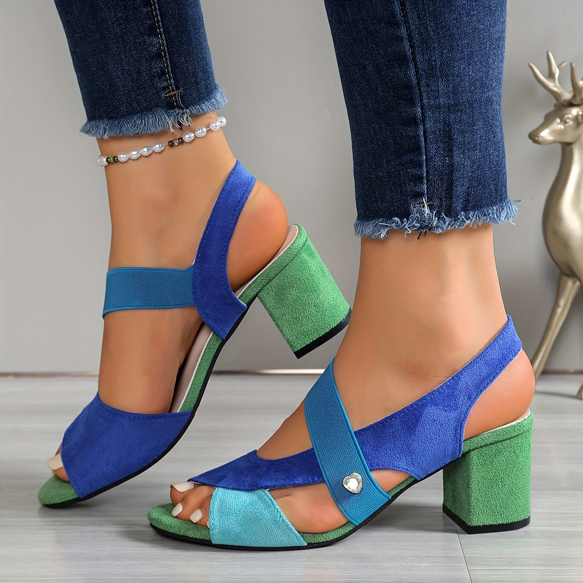 Élyndra | Chic Comfortable Heeled Sandals