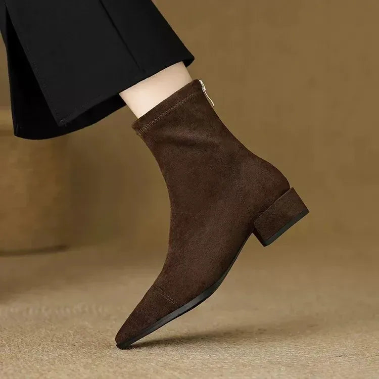 Daphne Pointed-Toe Boots
