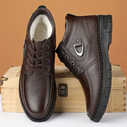 Amelia | Fleece Lined Leather Boots