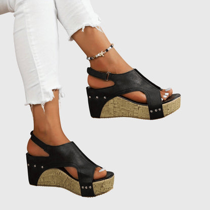 Émilie | Wedge Orthopedic Sandals