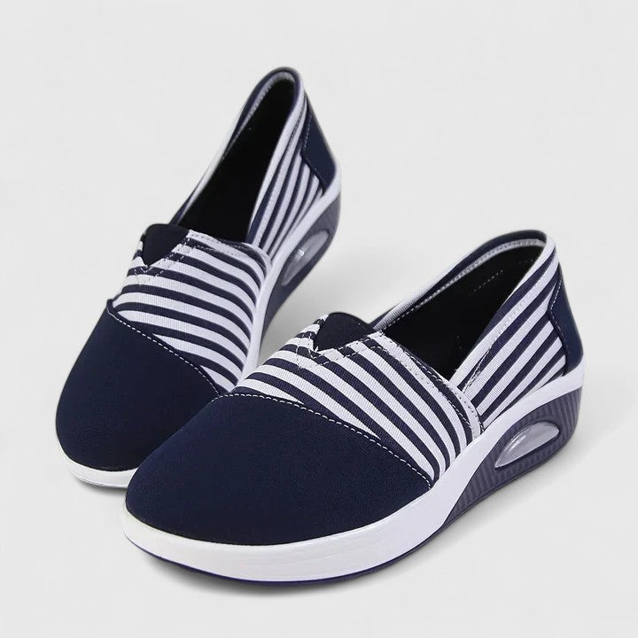Marina | Striped Slip-On Sneakers