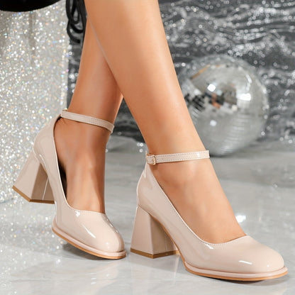 Noiréline | Sculpted Patent Heels