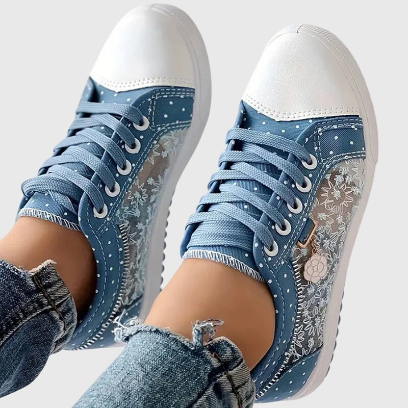 Céleste | Transparent Lace Sneakers