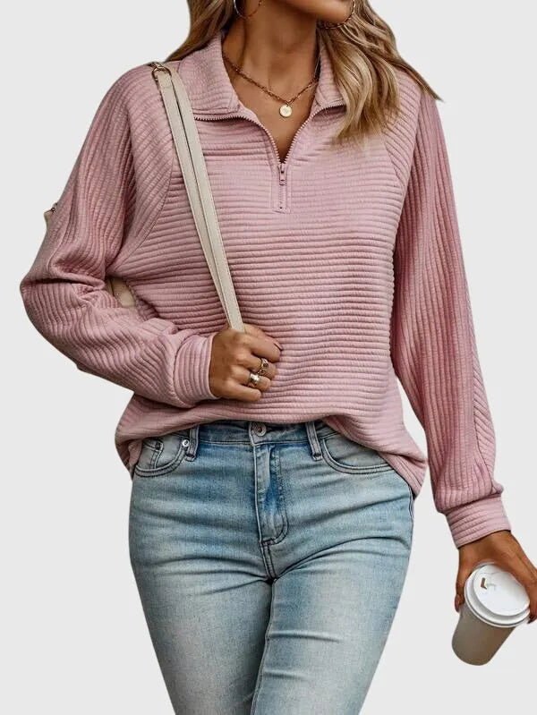 Abigail | Elegant Sweater with Zipper